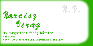 narcisz virag business card